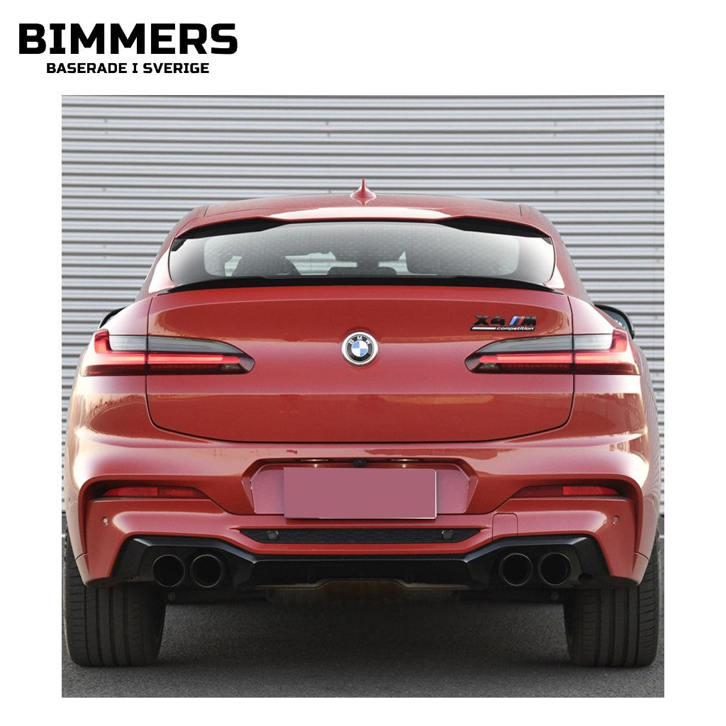 Bakspoiler BMW X4 G02 från 2018, blank svart, bild 7