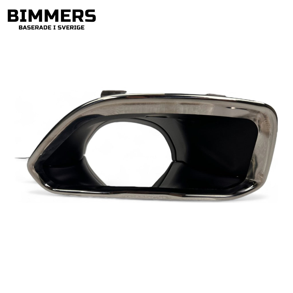 Diffusor med ändrörsblenden BMW 3-serie G20 G21 LCI från 2022 M Sport, kromade ändrörsblenden, bild 5