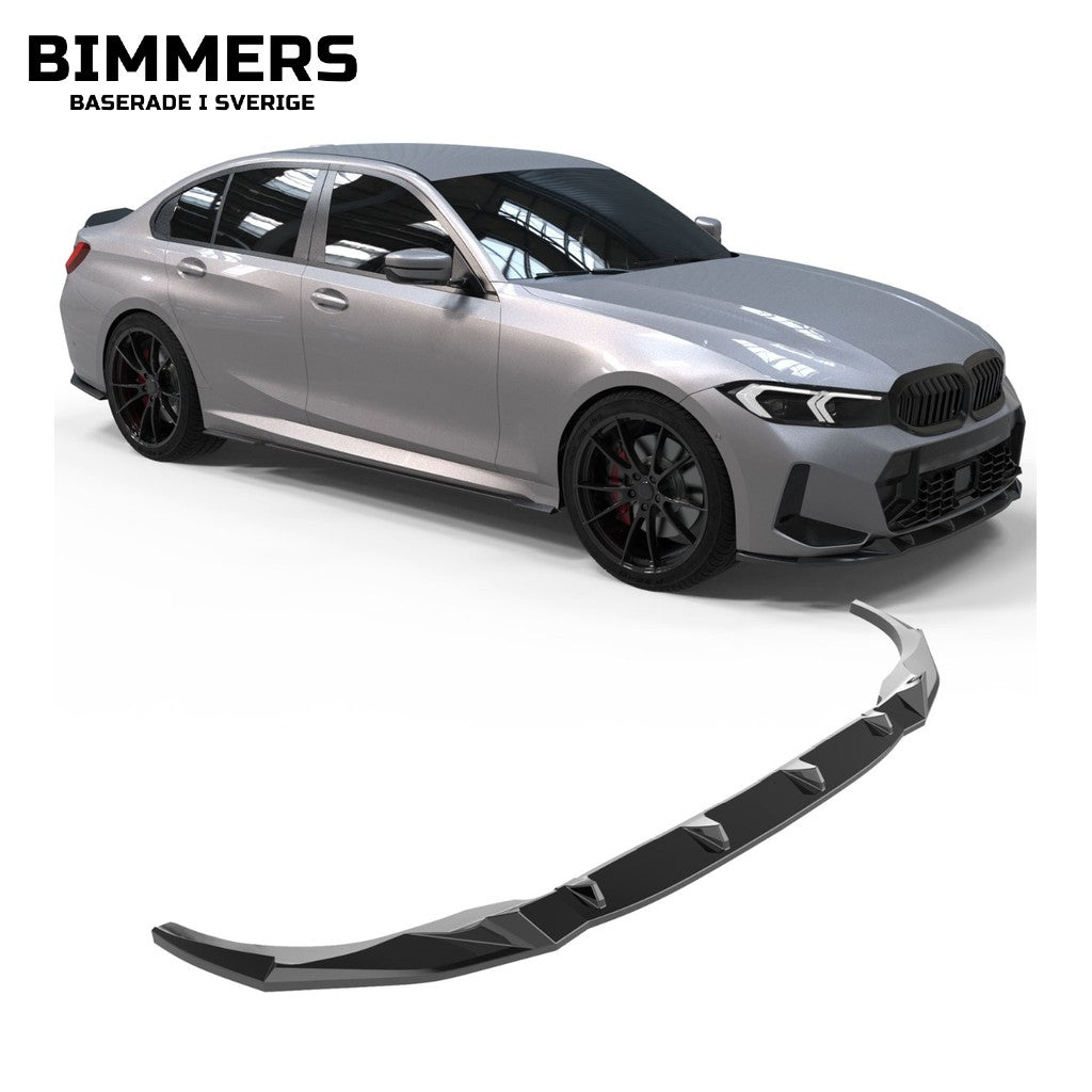 Frontläpp Apex BMW 3-serie G20 G21 LCI från 2022 M Sport, blank svart, bild 1
