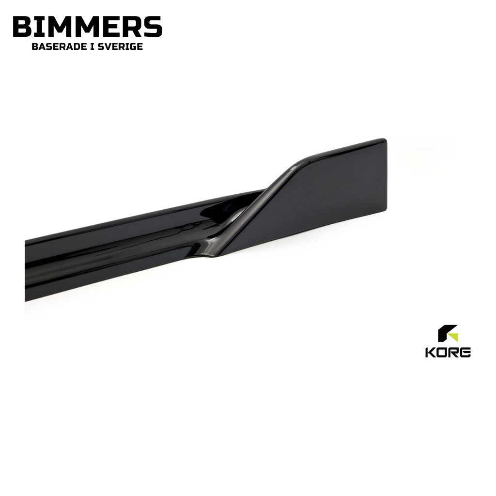 Frontläpp med canards KORE BMW 3-serie G20 LCI från 2022 M Sport, blank svart, bild 6