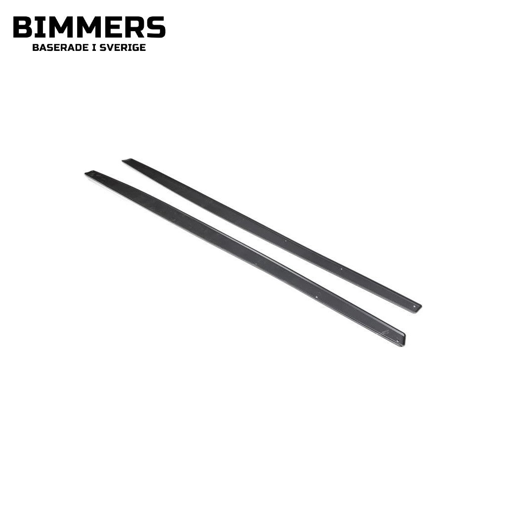 Sidokjolar BMW M3 M4 F80 F82 F83, blank svart, bild 5