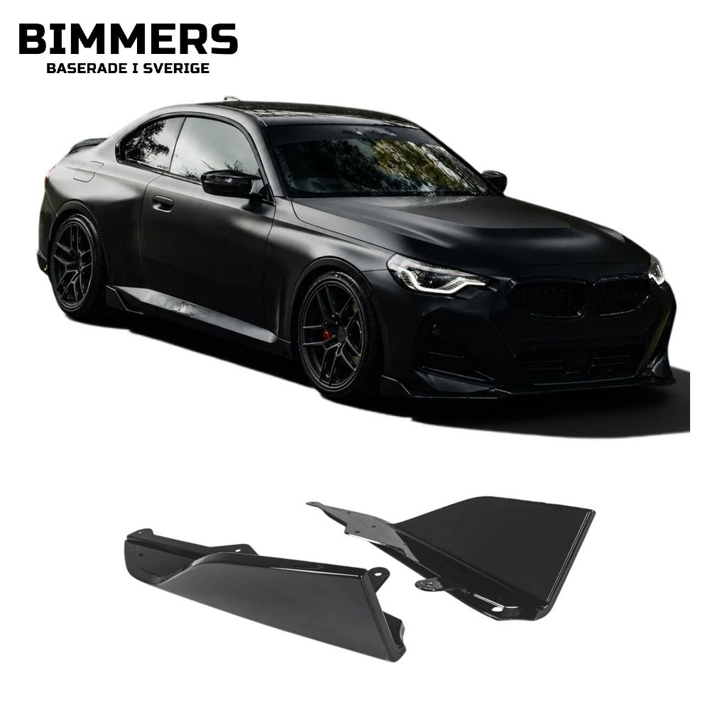 Sidosplitters BMW 2-serie G42 från 2021 M Sport, blank svart, bild 1