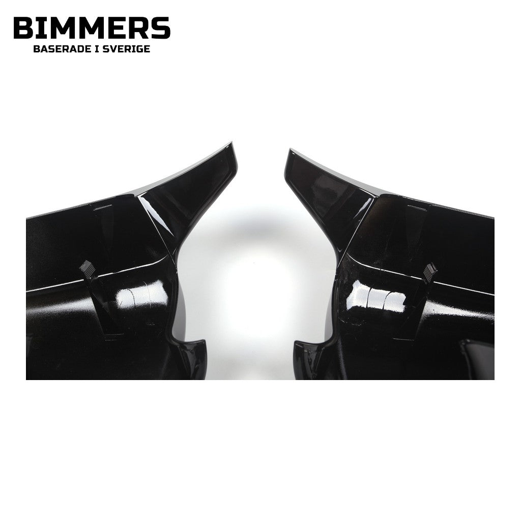 Spegelkåpor BMW 5-serie F10 F11 Pre LCI 2010-2013, blank svart, bild 2