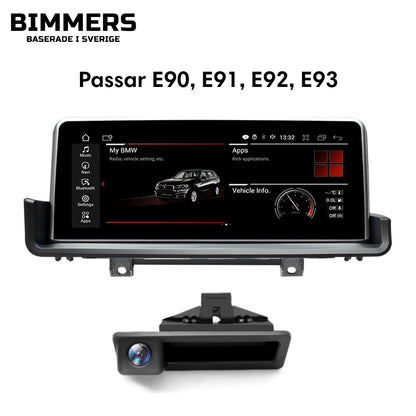 Bimmers™ Android bilstereo med trådlös Apple CarPlay, Android Auto (Passar E90/E91/E92/E93)