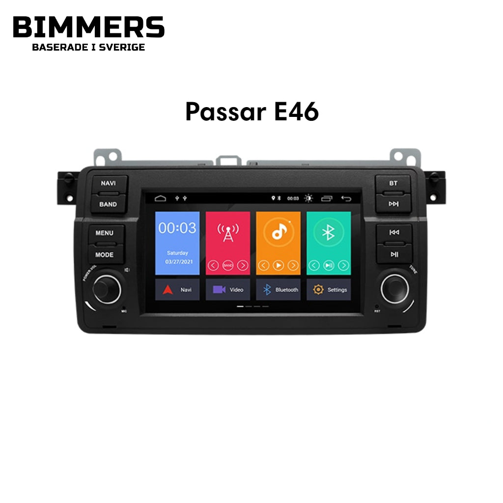 Bimmers™ - BMW Android Bilstero Infotainmentsystem för BMW E46