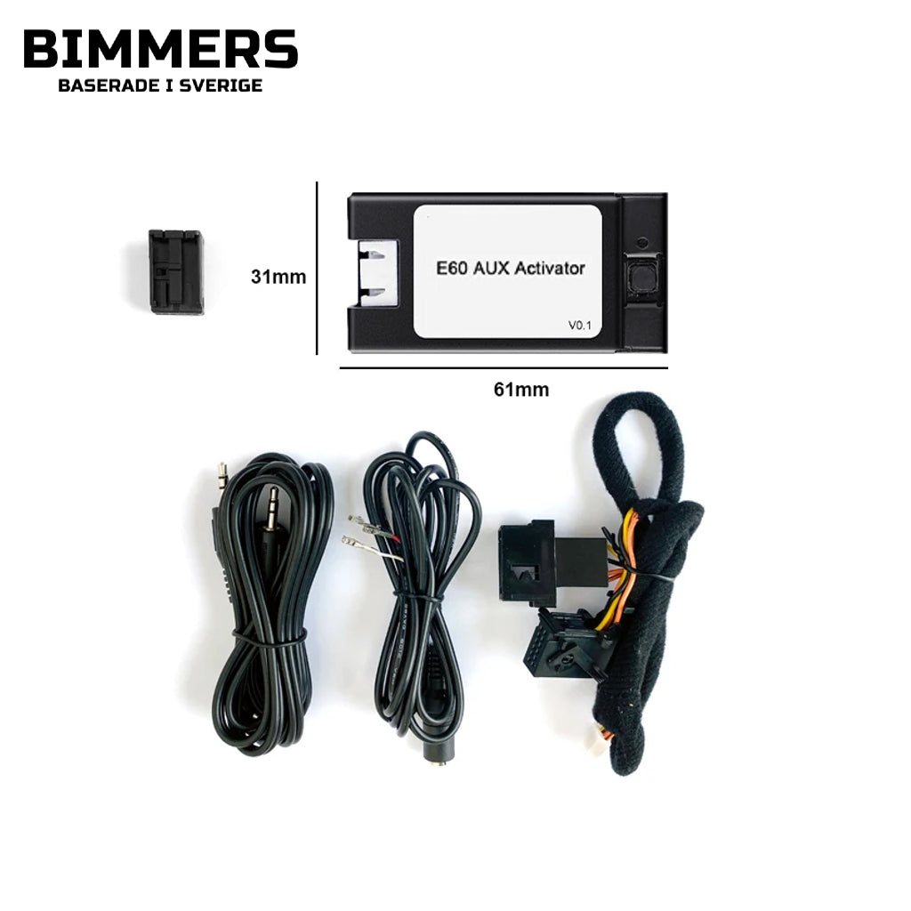 Bimmers™ AUX aktiverare (FÖR E60, E61, E63, E64)