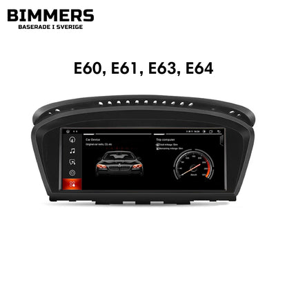 Bimmers™ Android bilstereo med trådlös Apple CarPlay, Android Auto (Passar E60, E61, E63, E64)