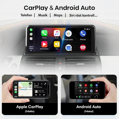 Bimmers™ Android bilstereo med trådlös Apple CarPlay, Android Auto (Passar E70, E71)