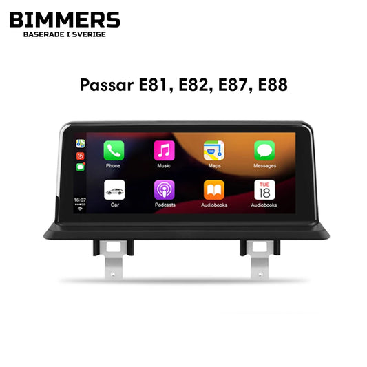 Bimmers™ BMW Android bilstereo med Apple CarPlay/Android Auto (FÖR E81, E82, E87, E88)