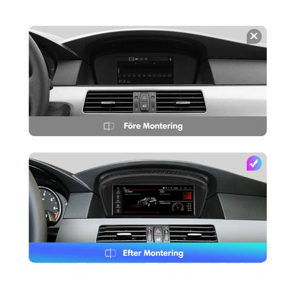 Bimmers™ Android bilstereo med trådlös Apple CarPlay, Android Auto (Passar E90, E91, E92, E93)