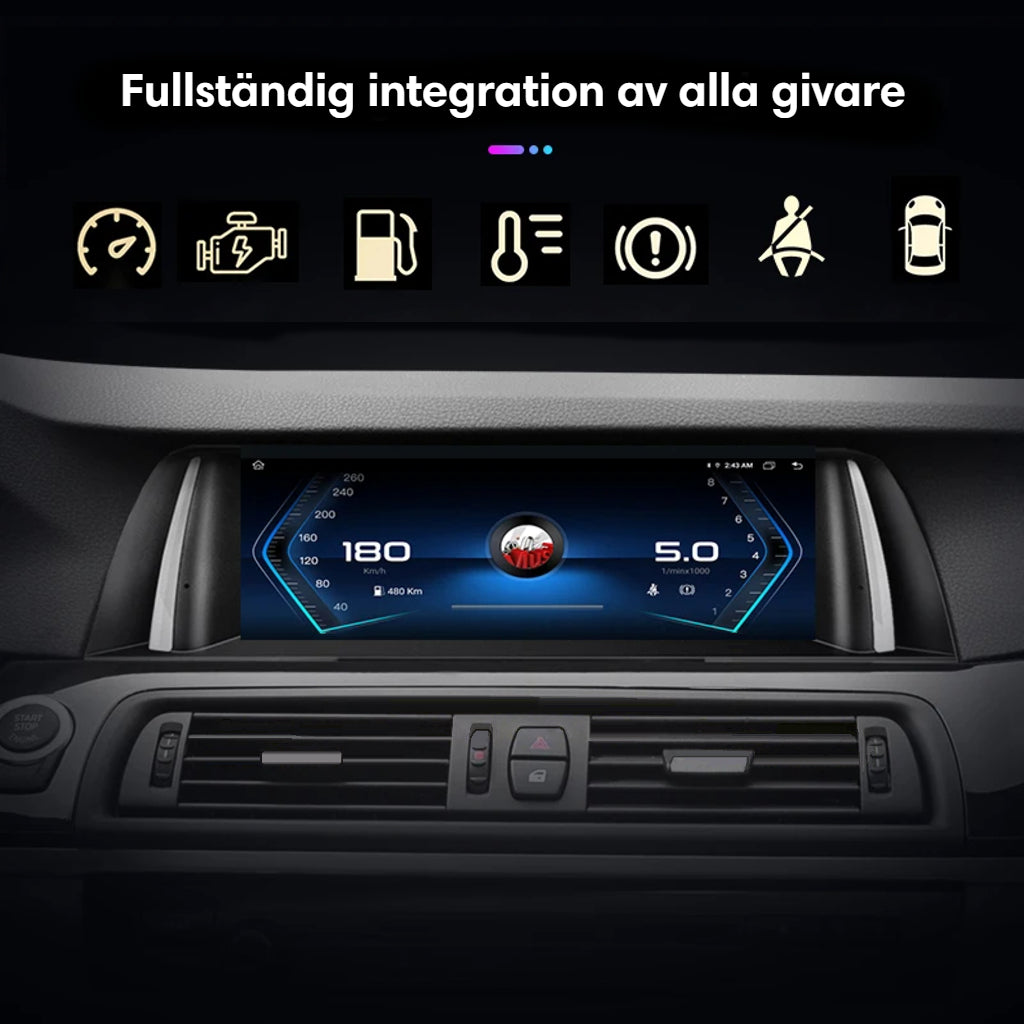 Bimmers™ Android bilstereo med trådlös Apple CarPlay, Android Auto (Passar F10, F11)