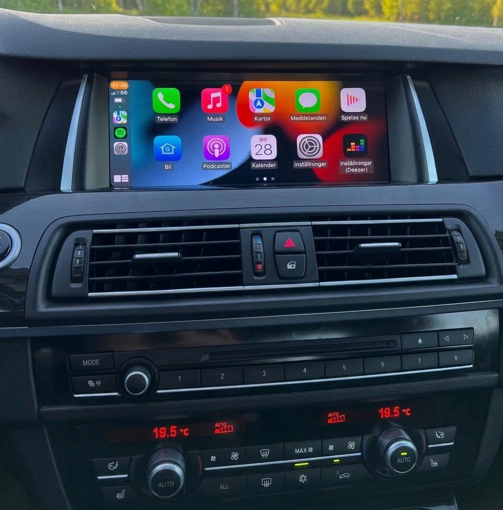 Bimmers™ Linux Skärm trådlös Apple CarPlay & Android Auto för BMW 5-serie F10/F11