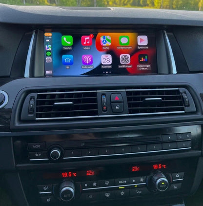 Bimmers™ Linux Skärm trådlös Apple CarPlay & Android Auto för BMW 5-serie F10/F11