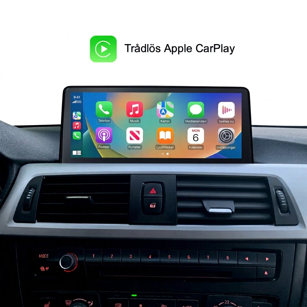 Bimmers™ Linux-skärm med Apple CarPlay & Android Auto för BMW 3/4-serie F30/F31/F32/F34/F36 (10.25" / 12.3")