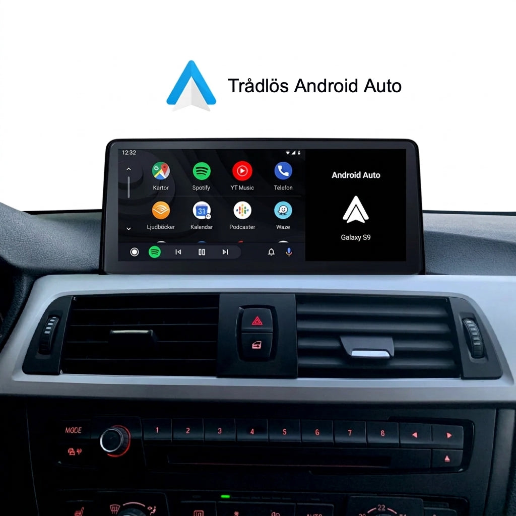 Bimmers™ Linux-skärm med Apple CarPlay & Android Auto för BMW 3/4-serie F30/F31/F32/F34/F36 (10.25" / 12.3")