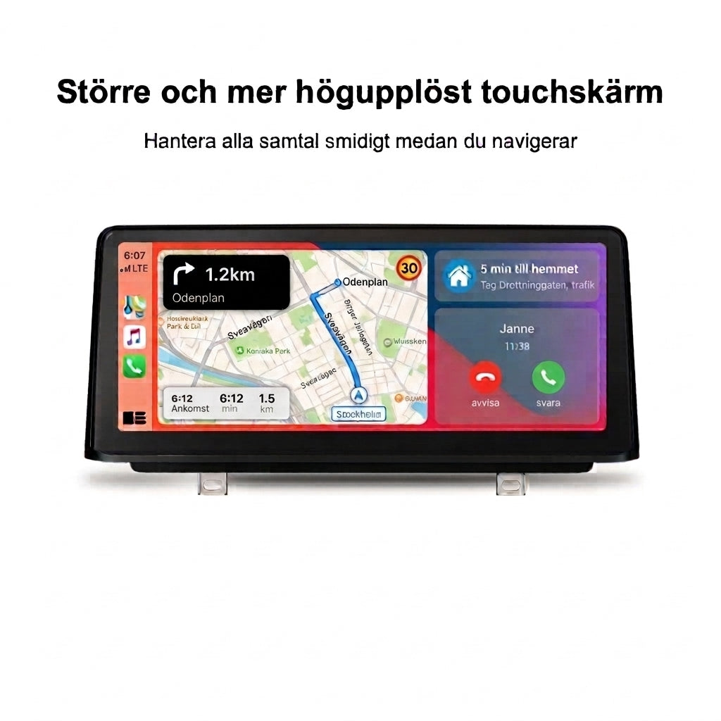 Bimmers™ Linux-skärm med Apple CarPlay & Android Auto för BMW 3/4-serie F30/F31/F32/F34/F36 (10.25" / 12.3")