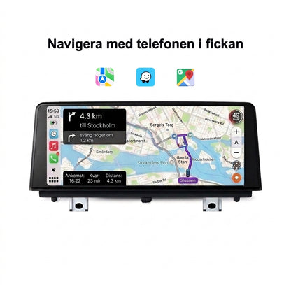 Bimmers™ Linux-skärm med Apple CarPlay & Android Auto för BMW 3/4-serie F30/F31/F32/F34/F36 (10.25" / 12.3")