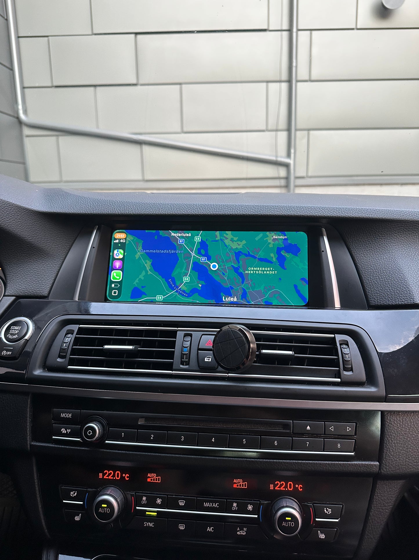 Bimmers™ Linux Skärm trådlös Apple CarPlay & Android Auto för BMW 5-serie F10/F11