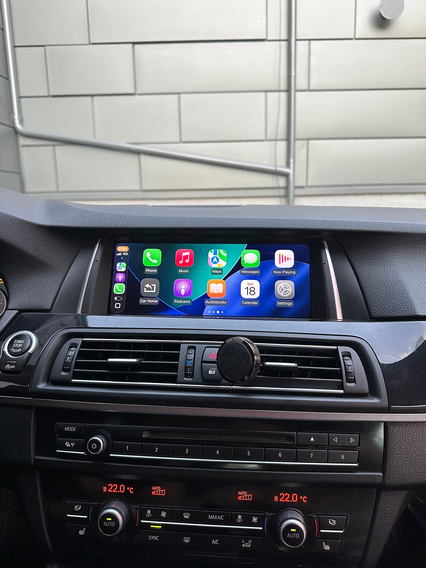 Bimmers™ Linux Skärm trådlös Apple CarPlay & Android Auto för BMW 5-serie F10/F11