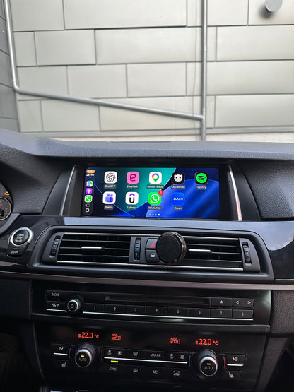 Bimmers™ Linux Skärm trådlös Apple CarPlay & Android Auto för BMW 5-serie F10/F11