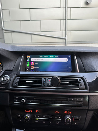 Bimmers™ Linux Skärm trådlös Apple CarPlay & Android Auto för BMW 5-serie F10/F11