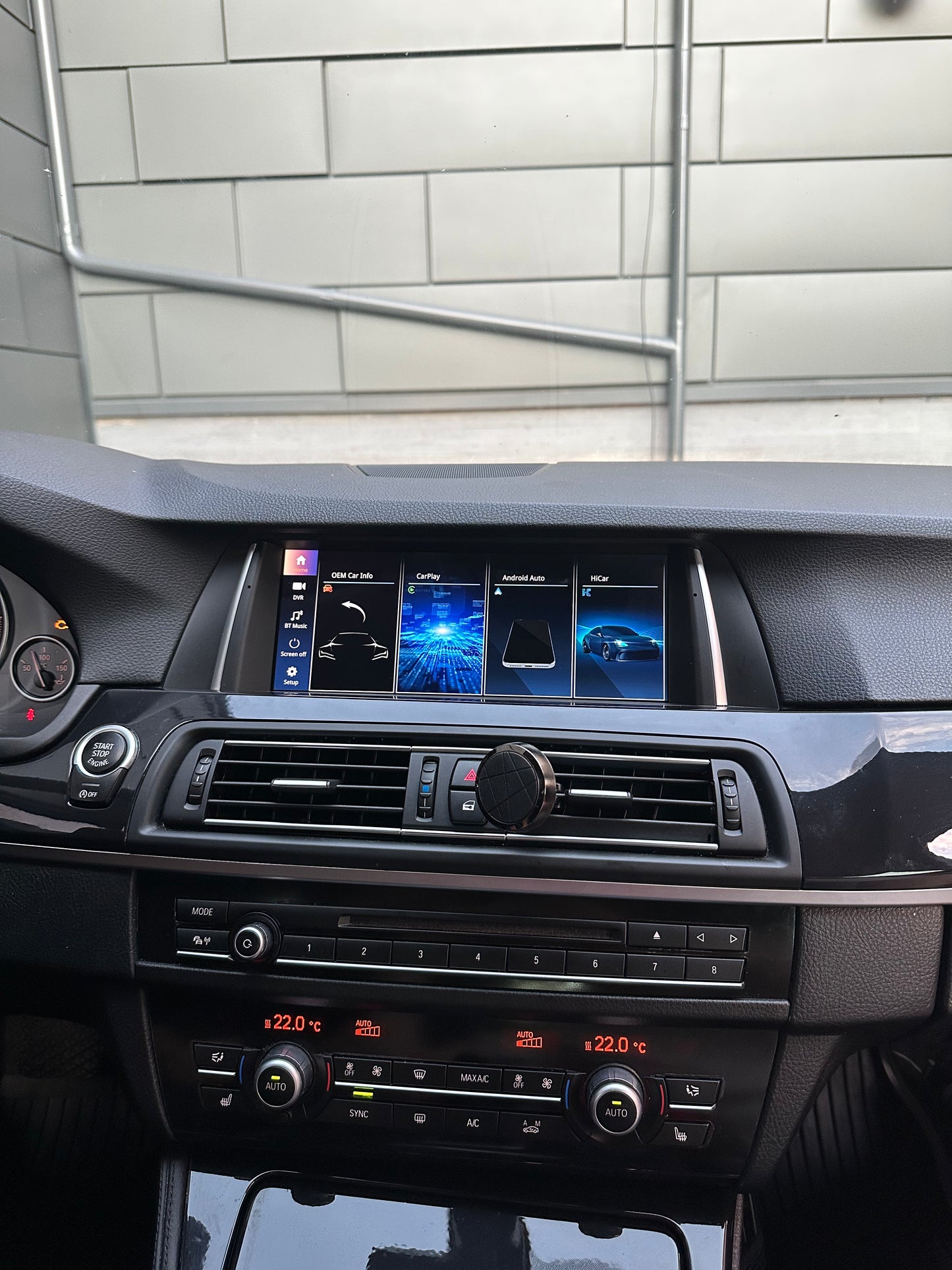 Bimmers™ Linux Skärm trådlös Apple CarPlay & Android Auto för BMW 5-serie F10/F11