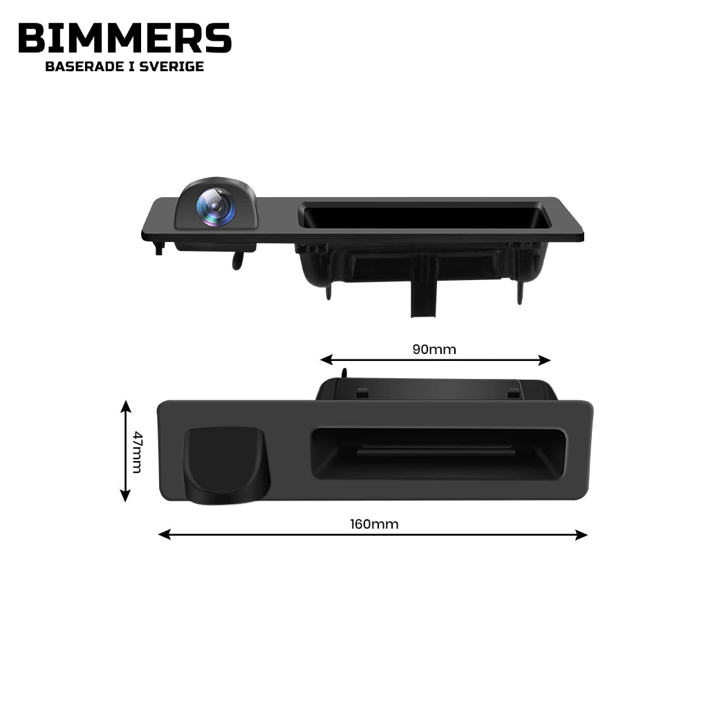 Bimmers™ HD-ryggekamera (passer til F1x, F2x, F3x, X1, X3, X4, X5)