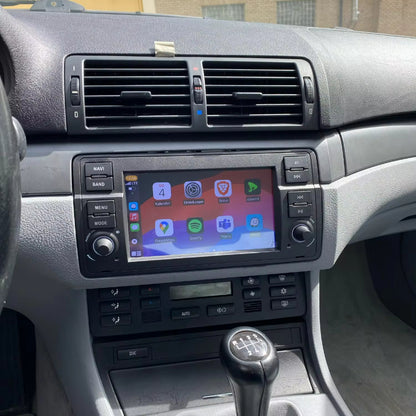 Bimmers™ Android bilstereo med trådløs Apple CarPlay, Android Auto (passer til E46)