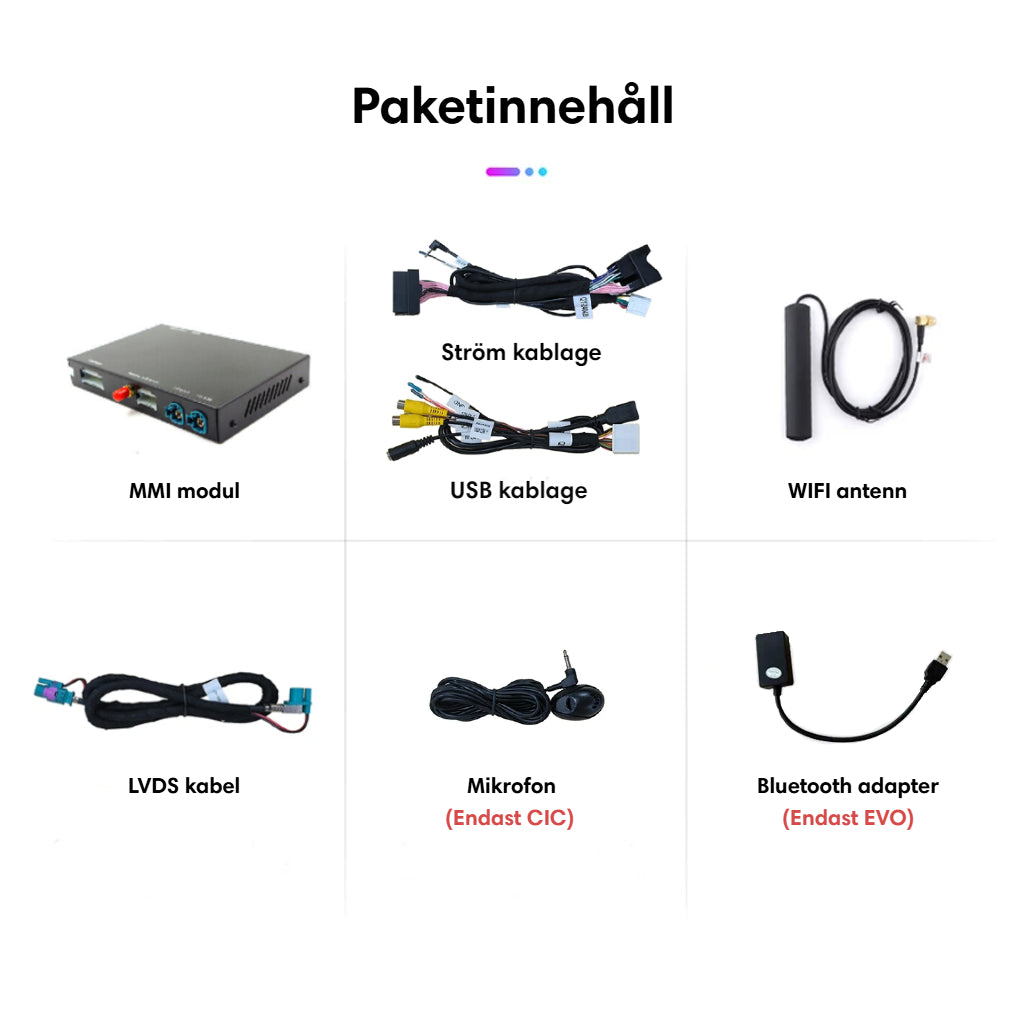 Bimmers™ BMW Trådlös Carplay & Android Auto Box (Passar BMW 1,2,3,4,5,6,7 serien,X1,X3,X4,X5,X6)