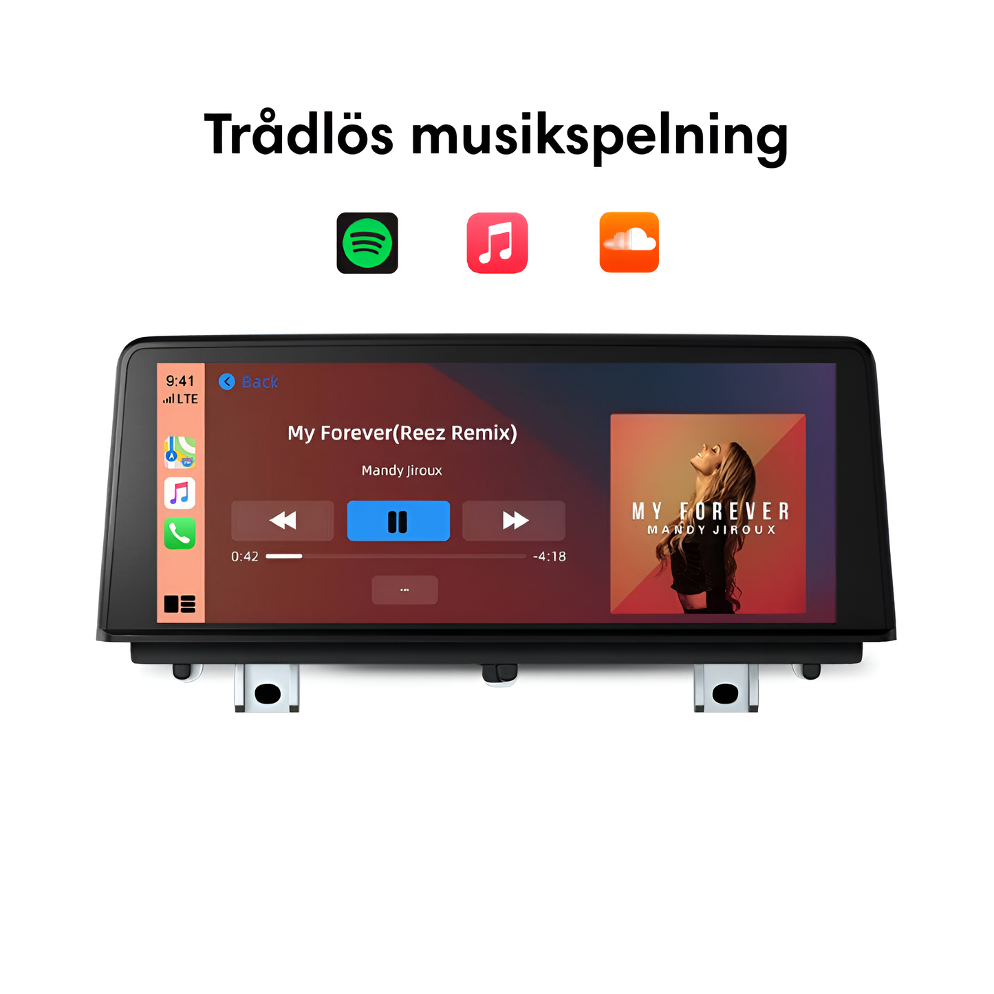 Bimmers™ BMW Trådlös Carplay & Android Auto Box (Passar BMW 1,2,3,4,5,6,7 serien,X1,X3,X4,X5,X6)