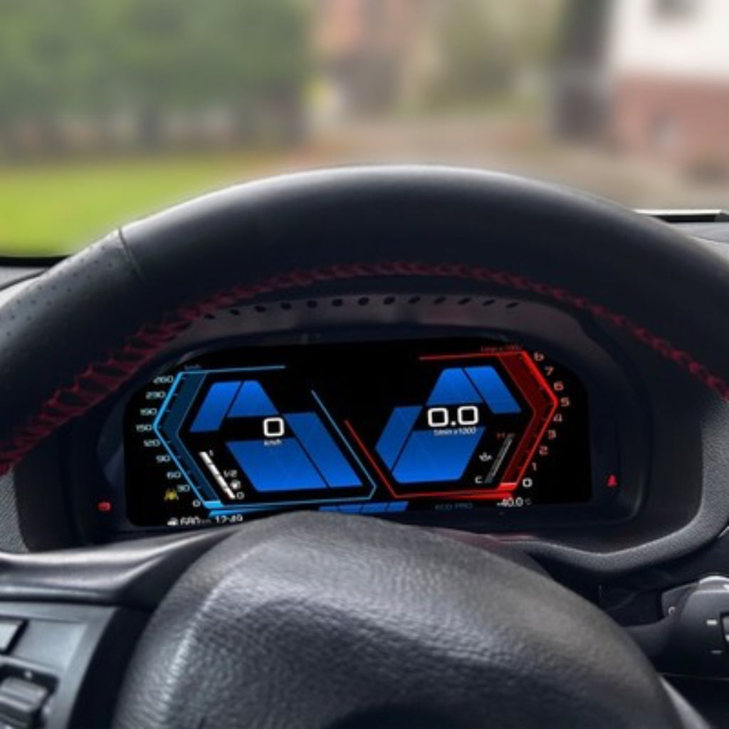 Bimmers™ Digitalt mätarhus Trådlös Apple CarPlay, Android Auto (F1x, F2x, F3x, F4x, E6x, E9x)