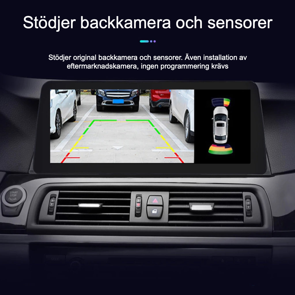 Bimmers™ 12.3" Android-skärm för BMW 5-serie (F10/F11) med Apple CarPlay & Android Auto