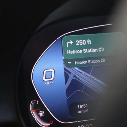 Bimmers™ Digitalt mätarhus Trådlös Apple CarPlay, Android Auto (F1x, F2x, F3x, F4x, E6x, E9x)
