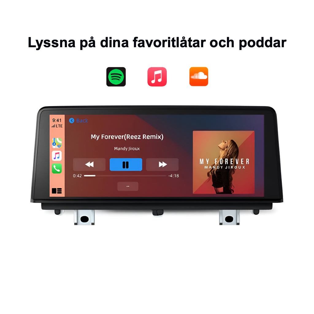 Bimmers™ Linux-skärm med Apple CarPlay & Android Auto för BMW 3/4-serie F30/F31/F32/F34/F36 (10.25" / 12.3")