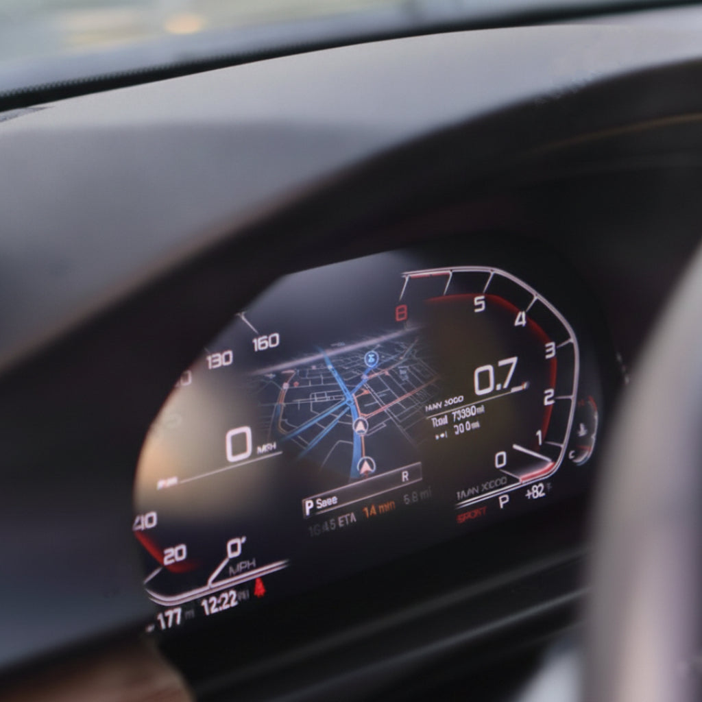Bimmers™ Digitalt mätarhus Trådlös Apple CarPlay, Android Auto (F1x, F2x, F3x, F4x, E6x, E9x)