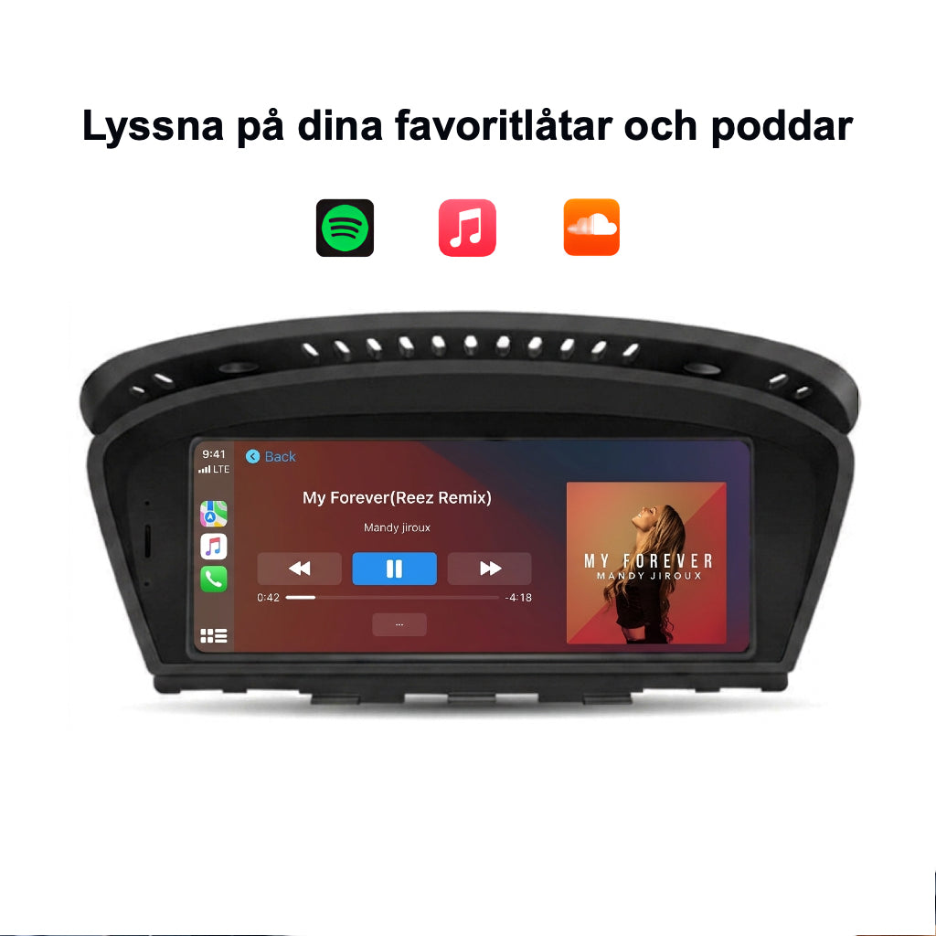 Bimmers™ Linux-skärm trådlös Apple CarPlay/Android Auto (För E60, E61, E90, E91, E92, E93)