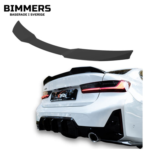 Bakspoiler Apex BMW 3-serie M3 G20 G80, blank svart, bild 1