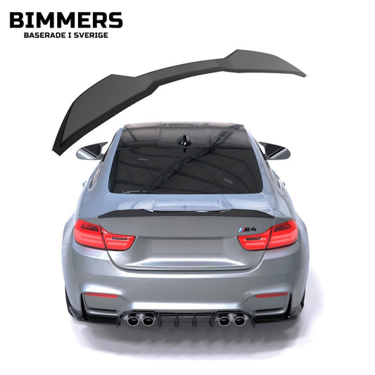 Bakspoiler Apex BMW M4 F82, blank svart, bild 1