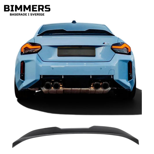 Bakspoiler BMW 2-serie G42 från 2021, blank svart, bild 1