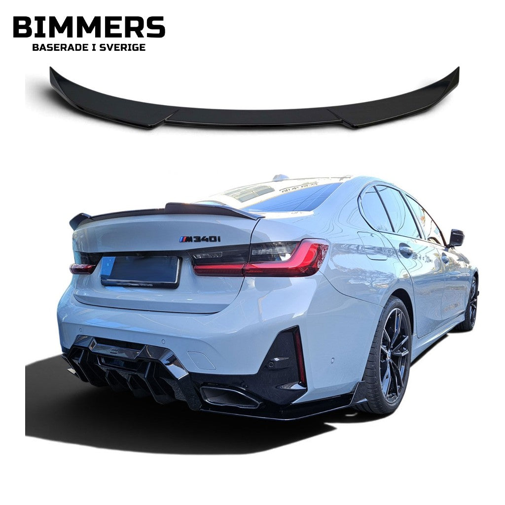 Bakspoiler KORE BMW 3-serie G20, blank svart, bild 1