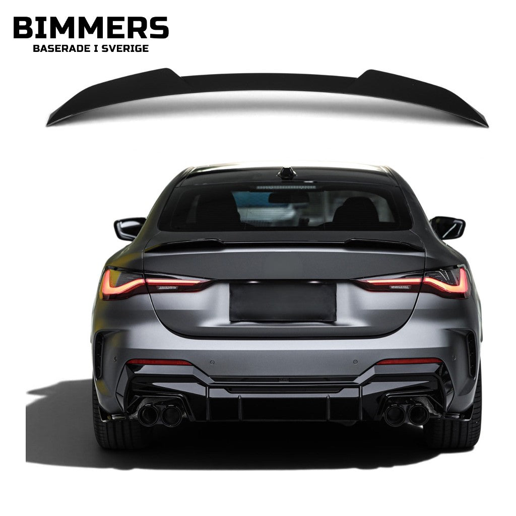 Bakspoiler KORE BMW 4-serie G22, blank svart, bild 1