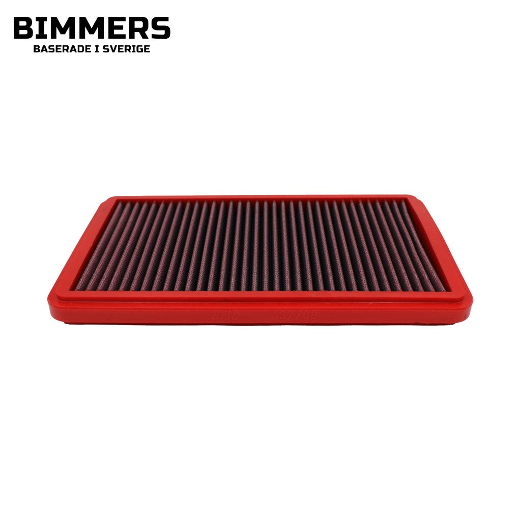 BMC Sportluftfilter FB437/08, tvättbart flerlagrat bomullsfilter