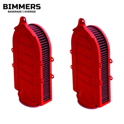 BMC Sportluftfilter FB866/04, tvättbart flerlagrat bomullsfilter