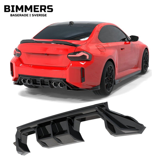 Diffusor Apex BMW M2 G87 från 2023, blank svart, bild 1