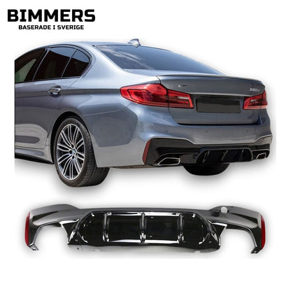 Diffusor BMW 5-serie G30 G31 2017-2024 M Sport, utförande 1, bild 1