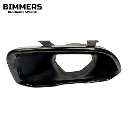 Diffusor med ändrörsblenden BMW 3-serie G20 G21 LCI från 2022 M Sport, svarta ändrörsblenden, bild 5