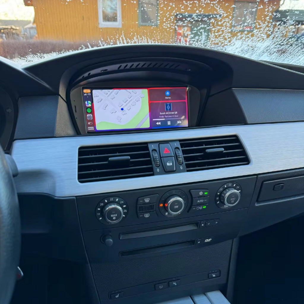 Bimmers™ Android bilstereo med trådlös Apple CarPlay, Android Auto (Passar E60, E61, E63, E64)