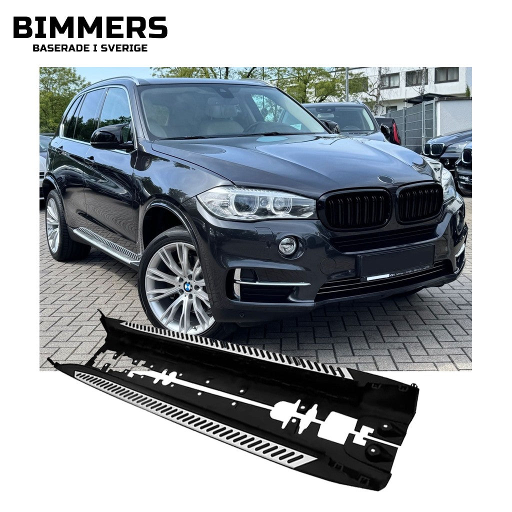 Fotsteg BMW X5 F15 2013-2018, rostfritt stål, bild 1