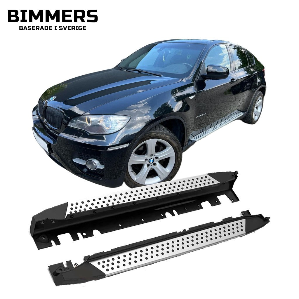 Fotsteg BMW X6 E71 2008-2014, rostfritt stål, bild 1