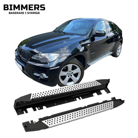 Fotsteg BMW X6 E71 2008-2014, rostfritt stål, bild 1